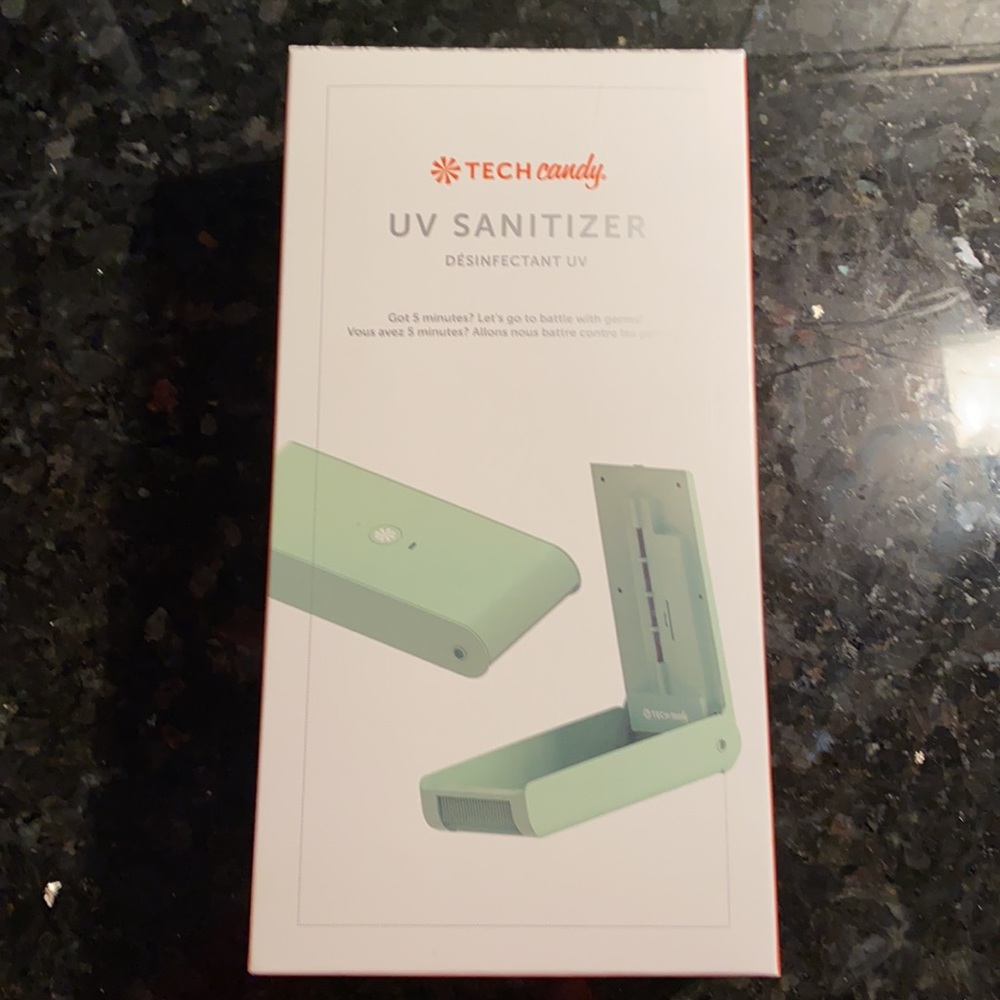 NIB Tech Candy Clean Slate™ UV Sanitizing Bed